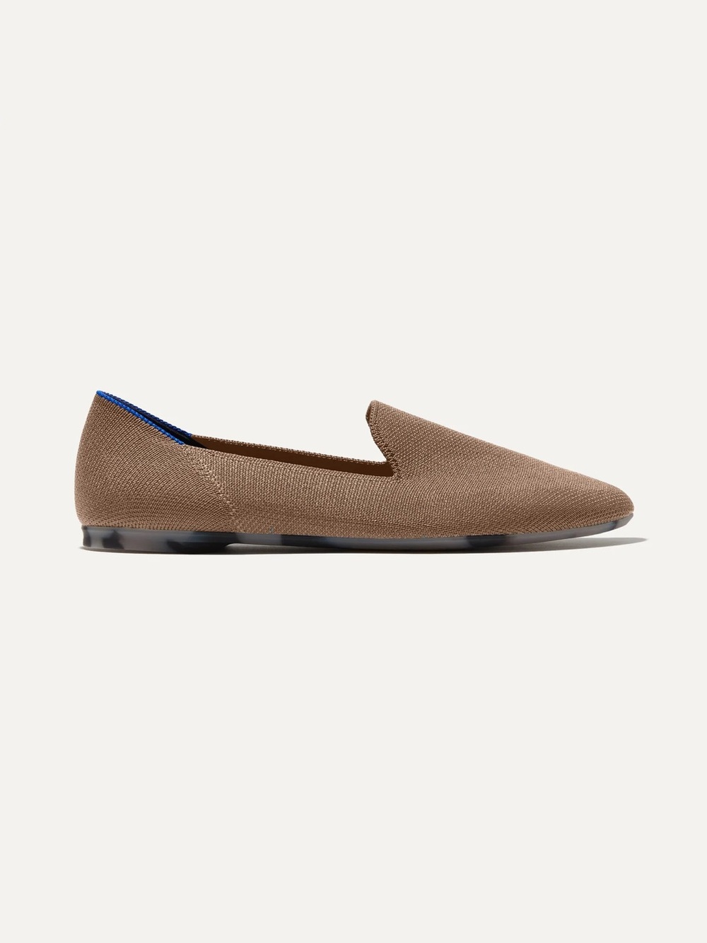 Rothy's The Almond Loafer In Portobello Brown Tan Taupe Shoe Flat - Picture 4 of 16